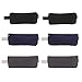 Augbunny Multi-purpose 100% Cotton 12oz Canvas Zipper Pen Pencil Stationery Case bag Cosmetic Makeup Pouch 6-pack