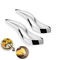 WAQIA HOUSE 2 Pcs Stainless Steel Cake Slicer Cake Server Cake Pie and Pastry Cutter Pie Knife Cake Lifter Tools for Birthday Party