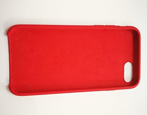 Bezl Durable Rubber Silicone iPhone 7 Case/iPhone 8 Case (Compatible with iPhone 7 or 8, Slim Lightweight Style) Red