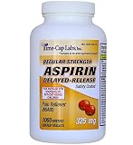 Aspirin Adult Regular Strenght Enteric Coated 325 mg Generic for Ecotrin Bayer Aspirin 1000 Tablets Per Bottle