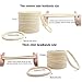 Baby Girls Nylon Headbands - Super Soft & Stretchy for Craft DIY Hair Bows - Bulk 50pcs (Cream)