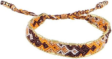 Beach Friendship Bracelet For Men Women Woven Braided Cuff Crystal Wrap Ankle Bracelets String Fashion Gift