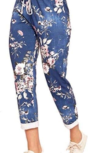 ladies floral summer trousers