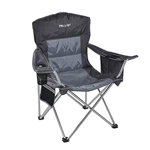 Pelliot Chaise Pliante De Pêche Ultra Légère Chaise De Camping Portable Chaise Pliante Avec Accoudoirs Et Chaise 23.22 * 23.22 * 38.97inches