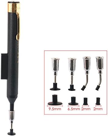 Werse VAC Anti-satic IC Pick Up Vacuum Sucker Pen + 4 Suction Headers for BGA SMD Work Reballing Aids
