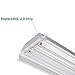 Hykolity 160W LED Linear High Bay Light 4FT 19000lm, 5000K Daylight White, ETL and DLC Certified Warehouse Lighting Fixture