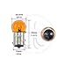 Amber 4x Light Bulb 1157 BAY 15D 21W 5W Turn Signal Blinker Dual Filament Lamp