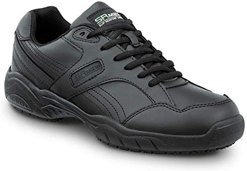 SR MAX Dover Men's Black Slip Resistant Sneaker
