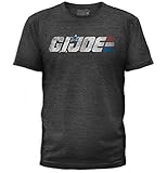 G.I. Joe Real American Hero Heather Charcoal T-shirt Tee