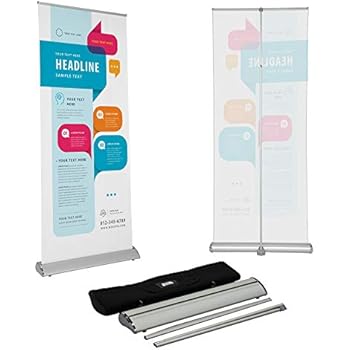 Amazon Com Vispronet 39in X 81in Retractable Banner Stand