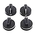 Red Hound Set of 4 Range Top Surface Burner Knobs Black Replaces 8273103 Compatible with Whirlpool Maytag Amana Roper Select Models as noted in the listing