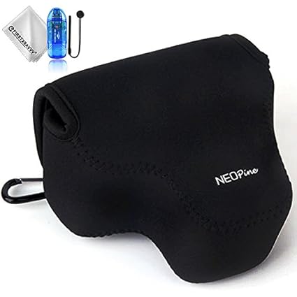 First2savvv negro Funda Cámara Reflex Neopreno Protectora para ...