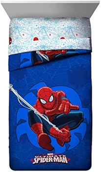 spiderman crib bedding set
