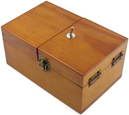 Useless Box Machine Fully Assembled Turns Itself with Switc Finger in Box-Wooden Desk Toys Gifts For Adults/Children