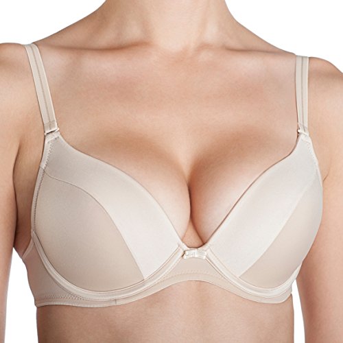 Rosme Womens Moulded Gel Filled Push-Up Bra, Collection 