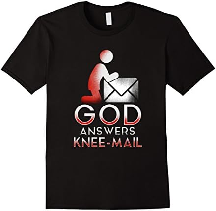 Mens Email Funny Catholic Christian Prayer Shirt Large Black