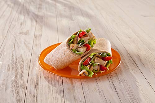 La Banderita® Carb Counter Whole Wheat | 8" Flour Tortillas | Keto Certified | 8 Count 12.7oz. | 4 Pack Case.