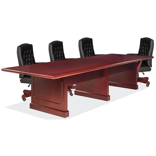 image for Office Pope 6ft-12ft Traditional Conference Room Table and Chairs Set,