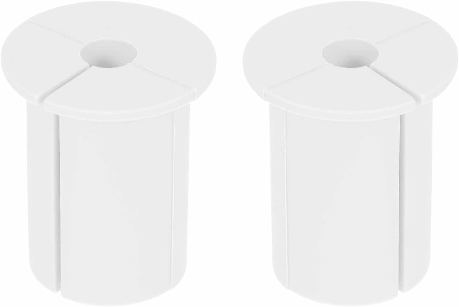 2 Pcs Cable Routing Kit for Starlink,Silicone Cable Grommet Wall Grommet Starlink Cable Grommet Wall Grommets for Cables Cable Pass Through Grommet for 1" Wall Hole Furniture Wire Hole(White).
