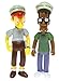 BENJAMIN & GARY The Simpsons Series 16 World Of Springfield Interactive Figure (2-Pack)