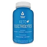 Plant Based Keto Electrolyte Supplement - Keto Balance Supplement | Keto Flu Symptom Relief & Rapid Rehydration W/Sodium, Magnesium & Zinc | for Exercise & Cramp Relief - 100 Vegan Tablets