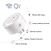 Wifi Smart Plug 2 Packs, Wifi Switch Compatible with Alexa Echo& Google Home,Tuya Smart Plug Remote Control Smart Life Outlet for Smart Home Life, DWFeng