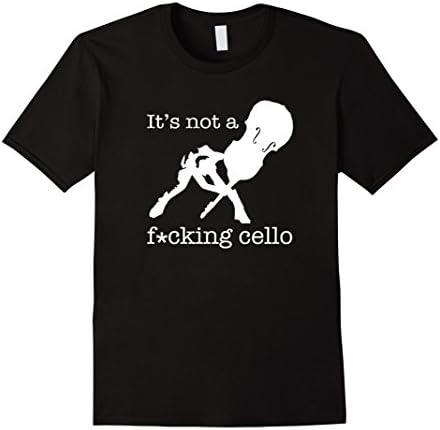 Men's NOT A CELLO T-Shirt - Upright Double Bass Large Black