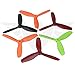 Tri-Blades 5045 V2 Propeller (8 Sets, 16CW, 16CCW) 5 Inch 3 Blades 5045x3 Indestructible Durable Powerful Balanced Light Props for Drone By XSOUL - MIX COLOR