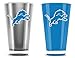 NFL Detroit Lions 20oz Insulated Acrylic Tumbler Set of 2