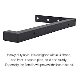 OVOV 6 Pack Heavy Duty Shelf Brackets Wall Mounted