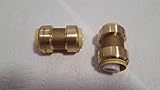 Push Fitting~3/4" Coupling Bag of 10 Lead