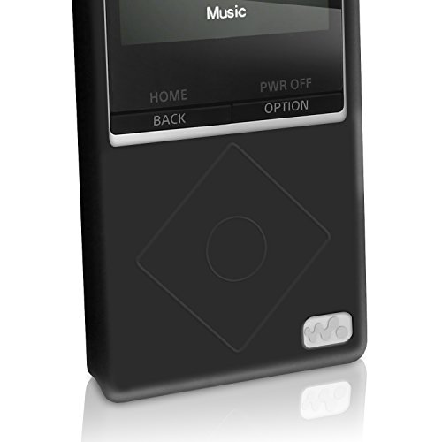 iGadgitz Black Silicone Skin Case Cover for Sony Walkman NWZ-A15 NWZ-A17 NW-A25 NW-A27 8GB 16GB 32GB & 64GB + Screen Protector - Thumbnail 5