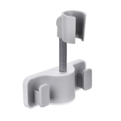 Buy Adhesive Shower Head Holder Adjustable Hand Held Shower Head Bracket Wall Mount Holder For Bathroom No Drilling Online In Turkey B093pjl7h3