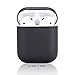 Teyomi Airpod Case Airpods Case, Protective Silicone Cover Skin with Sport Strap for Apple Airpods Charging Case(Black)
