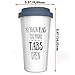 Ceramic Travel Coffee Mug with Lid (12 oz) - My Brain Has Too Many Tabs Open - Funny Mug - Gift for Office, Co-Worker, Boss, Friends or Family - Double Wall Ceramic - BPA-Free Lid - Dishwasher Safe