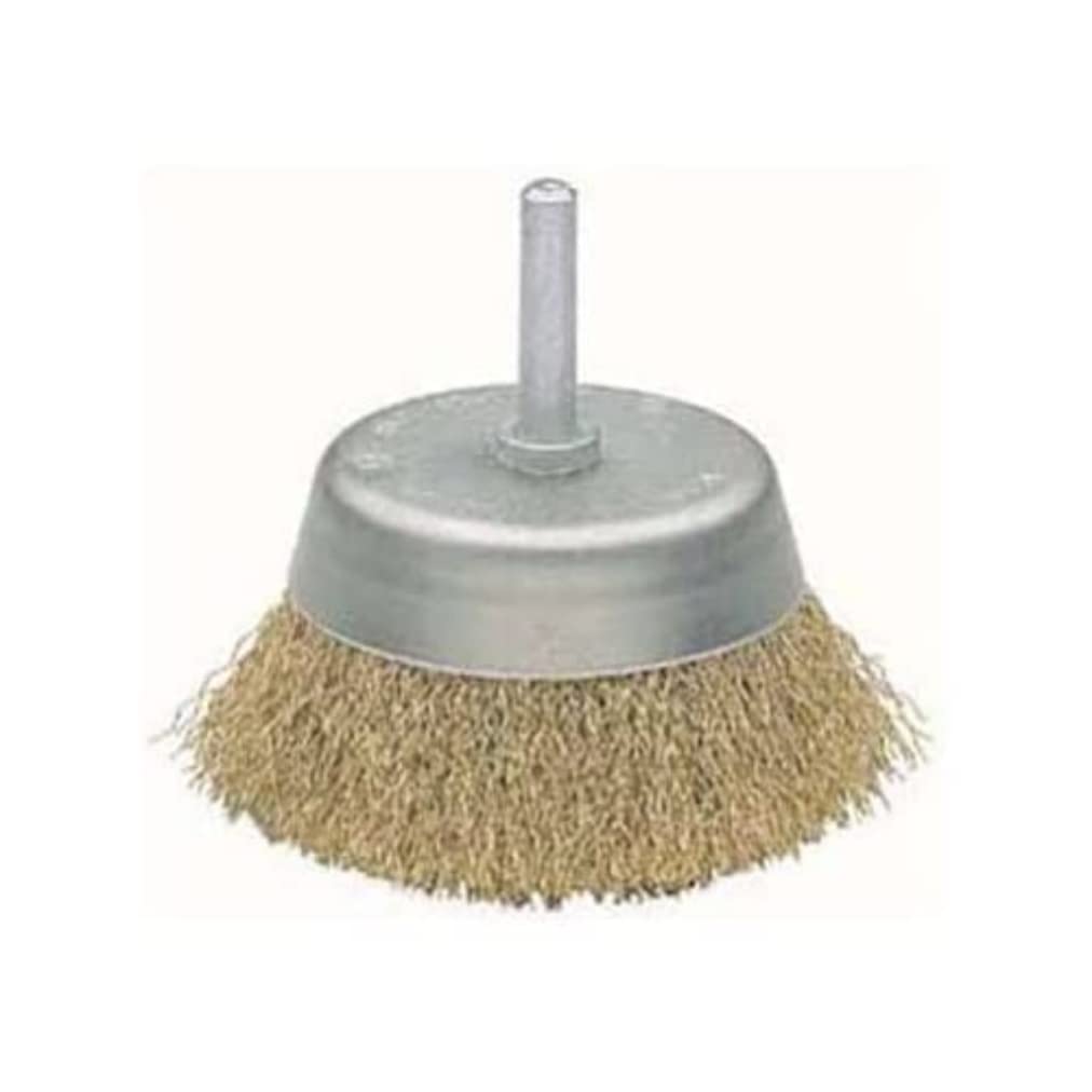 Bricolage Round Wire Steel Brush for Awkward Brushed Channelling Set