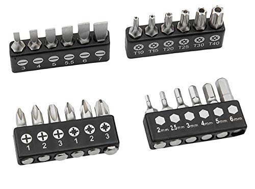 Connex Bit- und Steckschlüssel-Satz 68-teilig - 1/4" & 1/2" - Inkl. Gelenkratschengabelschlüssel - Im Kunststoffkoffer - Für Montage- & Schraubarbeiten / Stecknuss-Set / Werkzeugkoffer / COXBOH600068 – Bild 8