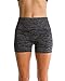 Homma Women's Seamless Compression Heathered Yoga Shorts Running Shorts Slim Fit…