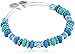 Alex and Ani Women's Horizon Ocean Bangle Bracelet, Rafaelian Silver, Expandable
