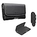 [TMAN] TM Leather holster carry pouch case for Huawei Nexus 6P (fits the phone itself or phone with skinny skin case)