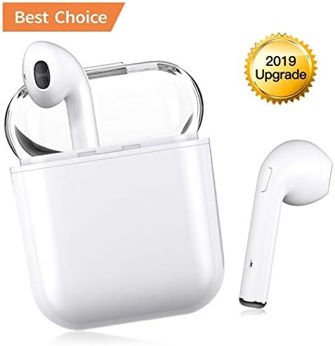 kunT i8X-TWS Bluetooth Headsets V5.0 Wireless Headsets Sports Headset Bluetooth In-ear Earphone Wireless Stereo In-ear Handsfree for Apple Airpods Android/Iphone