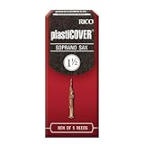 Rico Plasticover Soprano Sax Reeds, Strength 1.5, 5-pack