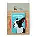 Pop Doggie Boston Terrier Refrigerator Magnets with Funny Sayings (Set of 4)