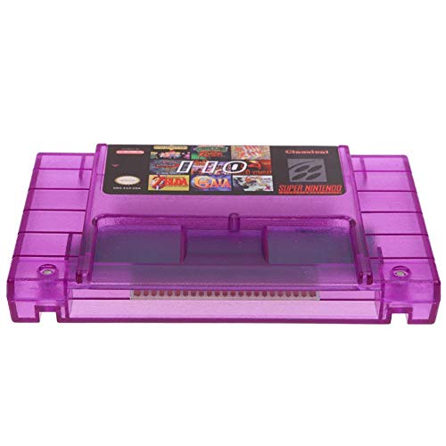 FidgetKute Super 110 in 1 Game Cartridge for SNES 16-Bit Multicart NTSC SNES Super Nintendo