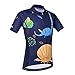 Cycling Jersey Kids,Short Sleeve Cartoon Road Mountain Bike Jersey Set/Top/Short for Girls Boys Breathable