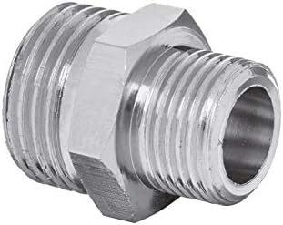 BFG Plumbing Fittings Water Pipe Nipple Reduction Connector 1/2" BSP Male x 3/4" BSP Male, BSP Fittings