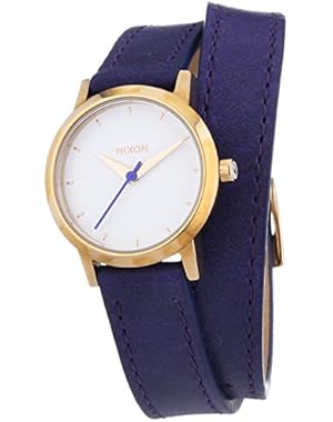 A403-1675 Ladies The Kenzi Wrap Cobalt Rose Gold Watch
