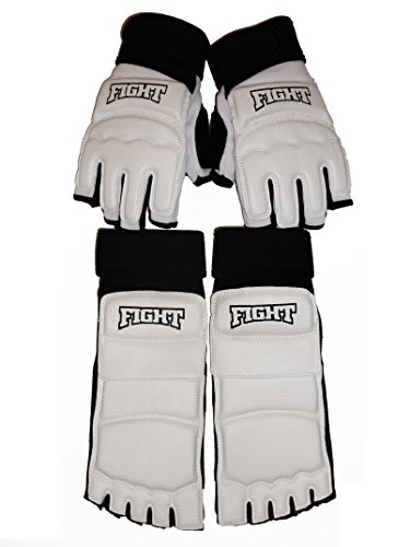 F.A.L. product MMA Kickboxing Sparring Glove Hand Foot Guard Protector for Martial Arts Sparring Karate Safe M Size - Thumbnail 3