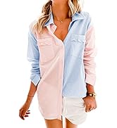 Asvivid Casual Leopard Denim Jacket for Women Long Sleeve Oversized Jean Jacket Boyfriend Trucker...