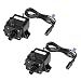 MOUNTAIN_ARK 2 Pack 63 GPH (240L/H) Submersible Water Pump DC 12V 3.6W 9.8ft Lift for Fish Tank Pumping, Rockery Water, Bonsai Fountain primary